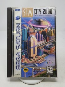 SIM CITY 2000 Sega Saturn Complete CIB Game Tested & Working