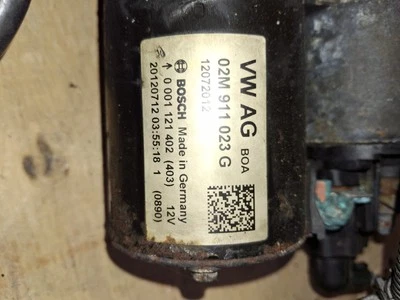 VW Oe Volkswagen Starter 2012 2013 Golf R MK5 Foto 1 de 4