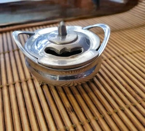 Vintage Traditional Style Silver Tone Metal Incense Burner China - Picture 1 of 12