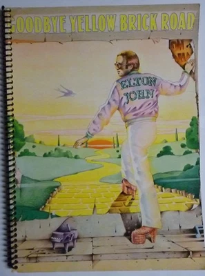 spiral bound ELTON JOHN Songbook GOODBYE YELLOW BRICK ROAD Sheet Music 18 Songs - Image 1 of 4