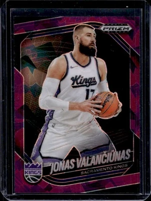 2024-25 Prizm Black Jonas Valanciunas Purple Ice Prizm #128/149 Kings - Image 1 of 2