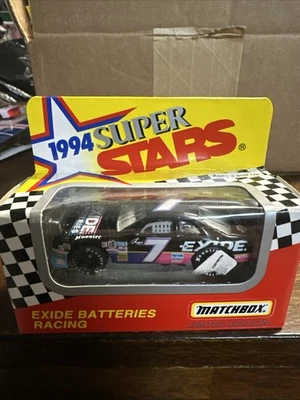 Matchbox 1994 Nascar Superstars # 7 Exide Batteries Limited Edition 1:64 Diecast - Image 1 of 3