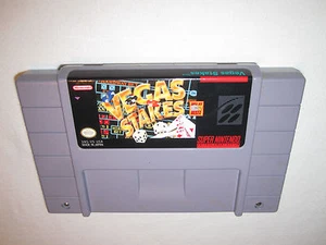 Vegas Stakes (Super Nintendo Entertainment System, 1993) SNES Game Vr Nice! - Picture 1 of 8