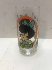 The Flintstone Kids 1986 BETTY GLASS Pizza Hut VTG FLINTSTONES HANNA-BARBERA - Picture 1 of 6