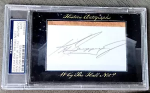 2012 PSA DNA Ken Griffey Jr. "WHY THE HALL NOT?" ¡ENORME AUTÓGRAFO! - Imagen 1 de 3