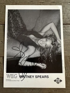 Britney Spears Pre-Print Signed Autographed 2000 Jive Records Press Photo Promo - Picture 1 of 10