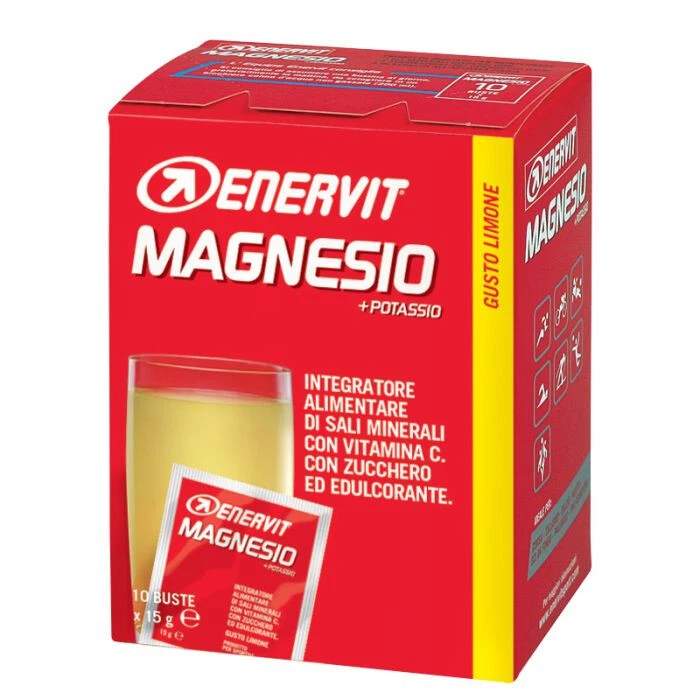 Enervit Magnesio +Potassio Integratore di Sali Minerali e Vitamine Gusto Limone - Immagine 1 di 1