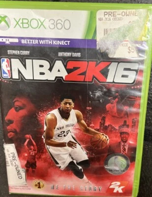 NBA 2K16 JAMES HARDEN COVER XBOX 360 VIDEO GAME TESTED - Image 1 of 4