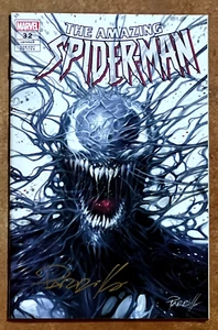 The Amazing Spider-Man #32 LGY#926 (SIGNIERT) Lucio Parrillo Trade Dress Var mit COA - Bild 1 von 6