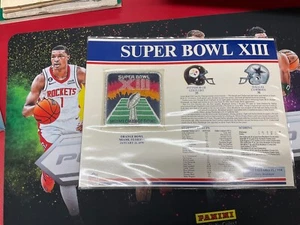 NFL Super Bowl VIII and Super Bowl XVIII Memorabilia Patches - Picture 1 of 2