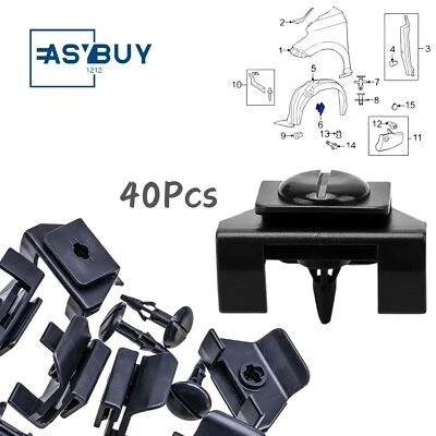 A pack of 40 Fender & Bumper Cover Clip for Lexus IS250 Toyota RAV4 Scion xD - Image 1 of 4