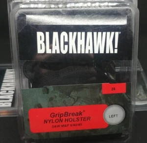 S&W Smith Wesson MP 9, 40, 45 M&P Blackhawk holster. Hybrid GripBreak LEFT HAND - Picture 1 of 4
