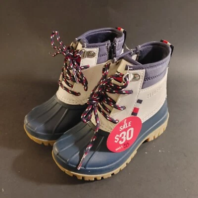 Kids size 10 Hilfiger snow boots lined brand new - Image 1 of 3