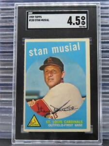 1959 Topps Stan Musial #150 SGC 4.5 St Louis Cardinals VG-EX+
