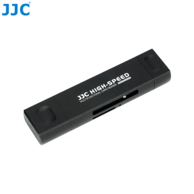 JJC CR-UCL1 BLACK Card Reader for USB and all phones for SD/ microSD cards - Bild 1 von 4