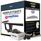 Produktbild - Anhängerkupplung WESTFALIA starr für VW Golf V Fliessheck +E-Satz NEU
