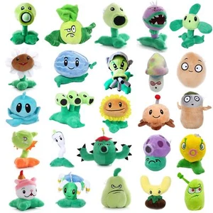 JHESAO 25 PCS PVZ Plush Zombies Plants Sets Toy Peashooter, 1 2 Stuffed Soft ... - Picture 1 of 7