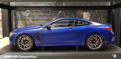 Minichamps models 1.18 BMW M8 Competition Matt blue color - Image 1 of 4