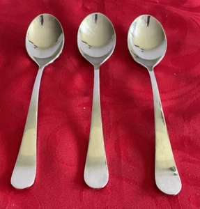 Gourmet Settings 18/10 stainless 3 teaspoons 6 3/4" glossy Windermere unused - Picture 1 of 3
