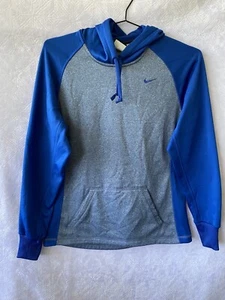 Damen Blau Nike Therma-Fit Hoodie Pullover Sweatshirt Größe Small - Bild 1 von 6