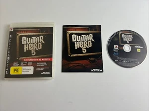 Guitar Hero 5 (SonyPlayStation 3, PS3, PAL) FREE POST + Manual - Picture 1 of 6
