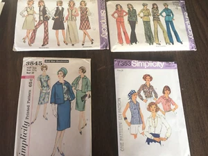 Camicetta abito gonna padelle anni 60/70 Simplicity 5525 6623 3845 7353 - Foto 1 di 6