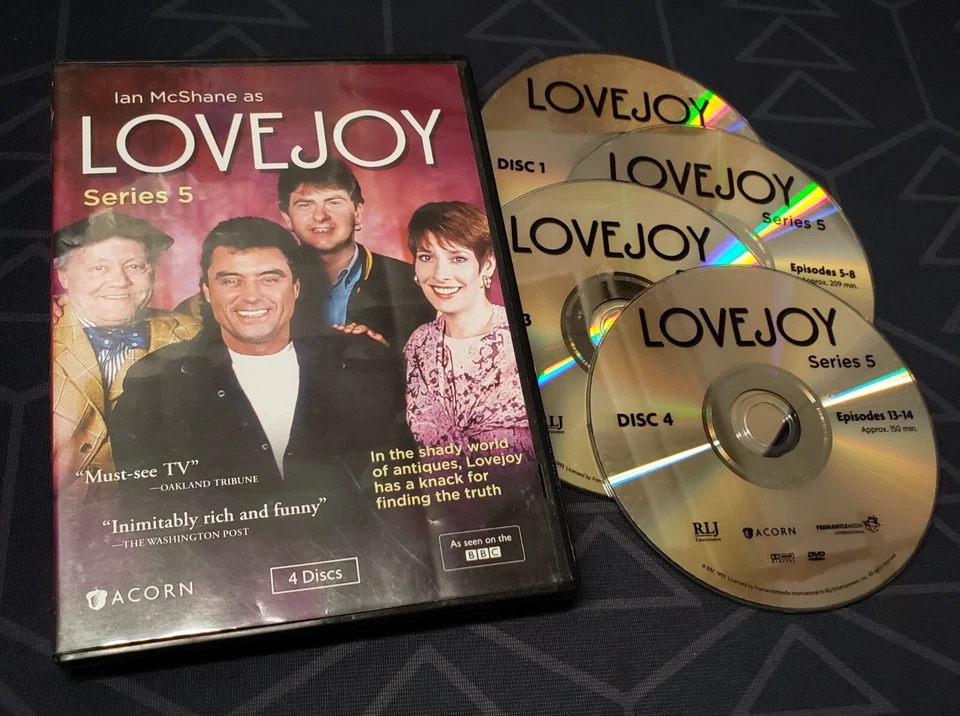 Lovejoy: Series 5 (DVD, 4-Disc Set) mystery tv show 1993 season five Ian McShane - Image 1 of 1