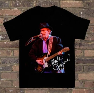 Merle Haggard signature T-shirt Cotton For men Women All Size S-4XL 3A200 - Picture 1 of 7