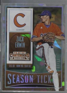 2015 Panini Contenders Season Ticket Cracked Ice /23 Zack Erwin #35