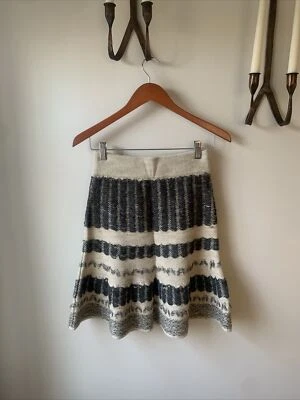 NWT Anthropologie Sparrow Women's Vermatt Flounced Sweater Wool Blend Skirt XS - Image 1 of 4