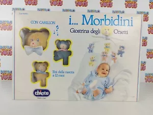 I MORBIDINI CHICCO GIOSTRINA DEGLI ORSETTI E CARILLON NEW VINTAGE GIOSTRA CULLA - Foto 1 di 6