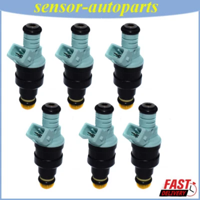 Inyectores de combustible para BMW 525i 1991-1995 2,5 L y BMW 325i 1992-1995 2,5 L l6 6x  Foto 1 de 4