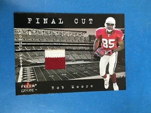 F146,045  2001 Fleer Genuine Final Cut Jerseys #17 Rob Moore CARDINALS