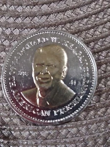 Ronald Reagan Series AA "Double Eagle" Commemorative Gold & Silver Coin - Picture 1 of 2