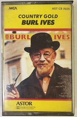 Burl Ives Country Gold Music Cassette Tape AST CS 2025 Astor 1970s - Image 1 of 4