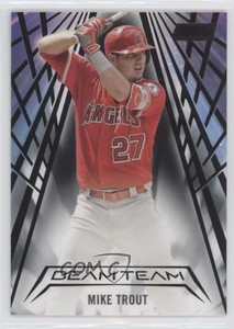 2018 Topps Stadium Club Beam Team Black /99 Mike Trout #BT-MT