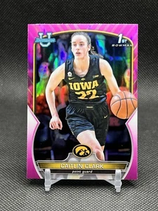 2022-23 Topps Bowman U Cromo Caitlin Clark Rosa Refractor #50🔥📈🔥🐐 - Imagen 1 de 2