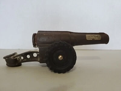 Juguete antiguo de hierro fundido Big Bang Cannon Premier Toys de colección 9" piezas modelo #8 Foto 1 de 4