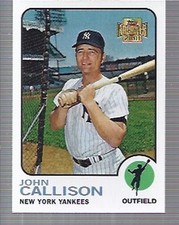 2001 Topps Archives New York Yankees Baseball Card #131 Johnny Callison 73