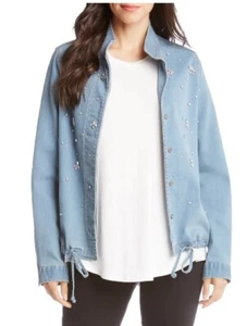 Karen Kane verzierte 251380 Damen Jeansjacke Größe Small - Bild 1 von 2