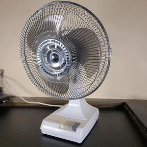 VTG Polar Wind DF-12 Classic Electric Table Fan - 3-Speed Oscillating - Tested - Picture 1 of 9