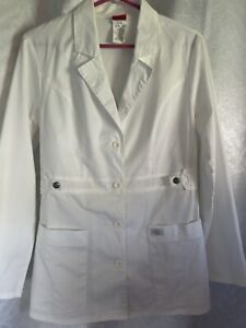 Dickies White Lab Jacket Style 82408 Woman’s Size S