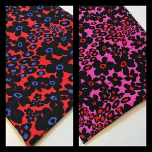 Floral Morracain Crepe Material Dress Craft Drape Costume Fabric 58" Meter - Picture 1 of 18