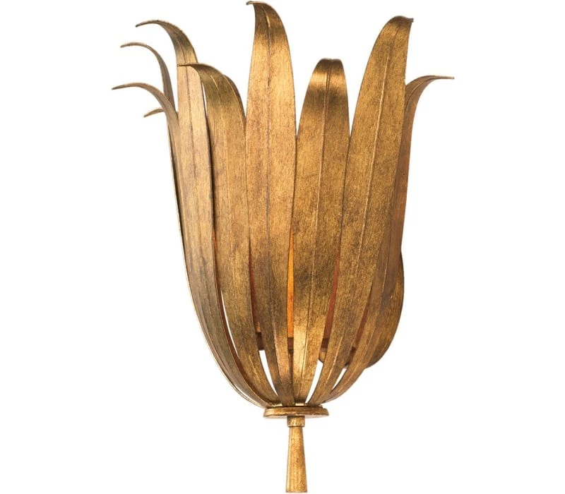 Capital 649511AG Eden Wall Sconce, 1-Light 60 Watts, Antique Gold - Image 1 of 1