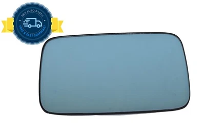 BMW 740i 1993 1994 lado del conductor izquierdo espejo retrovisor azul térmico vidrio OEM Foto 1 de 4