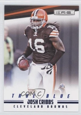 2012 Panini Rookies & Stars True Blue Josh Cribbs #35 - Image 1 of 2