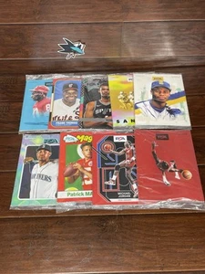 Lote de 9 revistas PSA selladas Jordan Rice Mahomes Griffey Wembanyama Sanders Thomas - Imagen 1 de 8