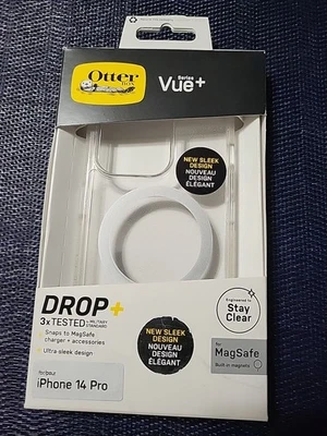 OTTERBOX VUE+ SERIES CASE MAGSAFE FOR IPHONE 14 PRO 77-90714 GLITTER CLEAR - Image 1 of 2