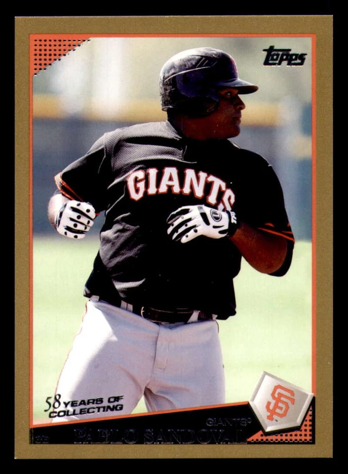 2009 Topps GOLD Set Break #ed/2009 #201-450 - Pick Card - Scans Front and Back - Image 1 of 1