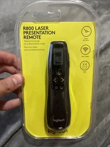 LOGITECH R800 LASER PRESENTATION REMOTE BLACK SEALED NEW - Photo 1/4